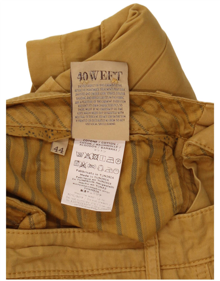Pantaloni scurți cargo pentru bărbați 40Weft IT 44 XS W32 bumbac maro