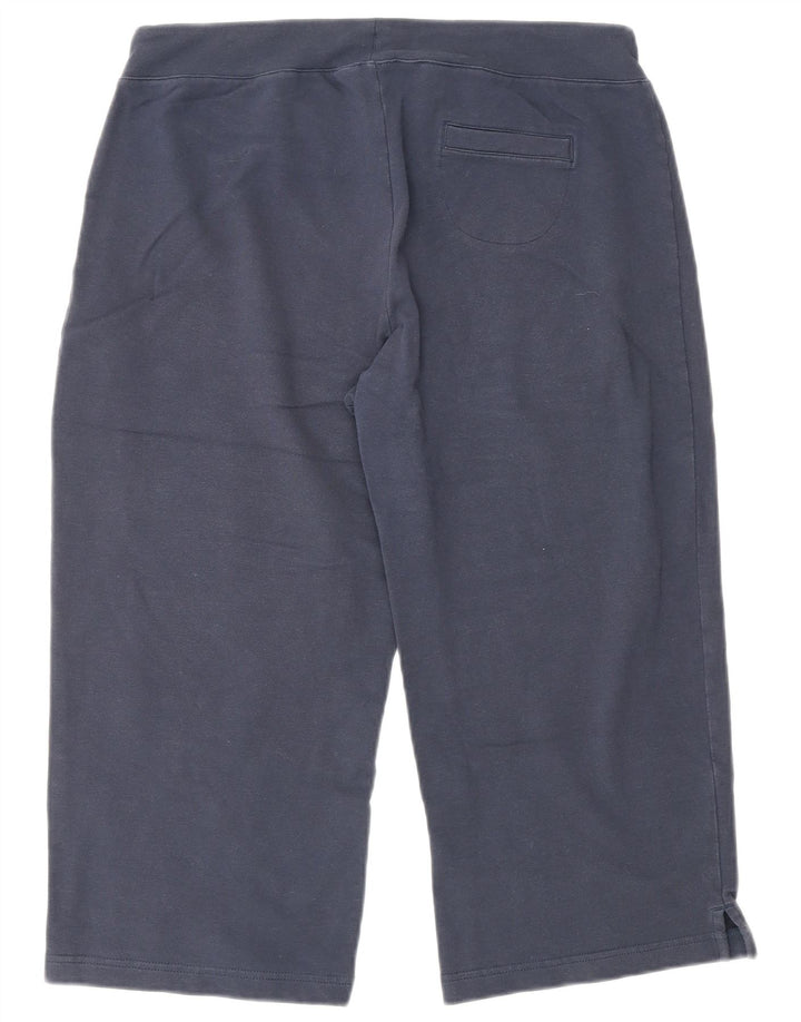 Pantaloni de trening Capri pentru femei ELLESSE UK 12, mediu, bleumarin, bumbac