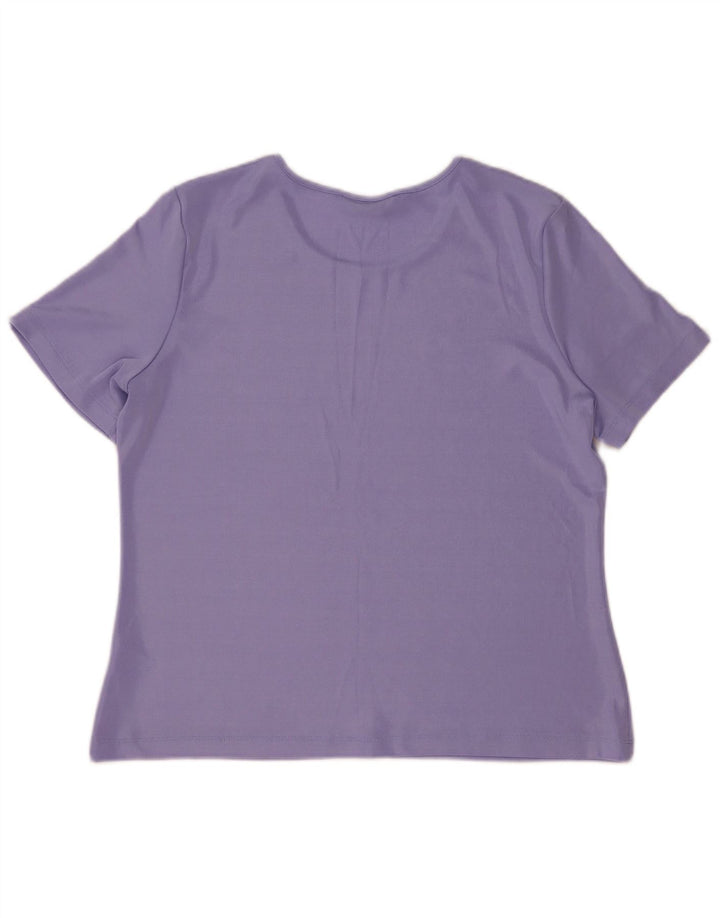 Tricou pentru femei Marks & Spencer Top UK 16 Poliester violet mare