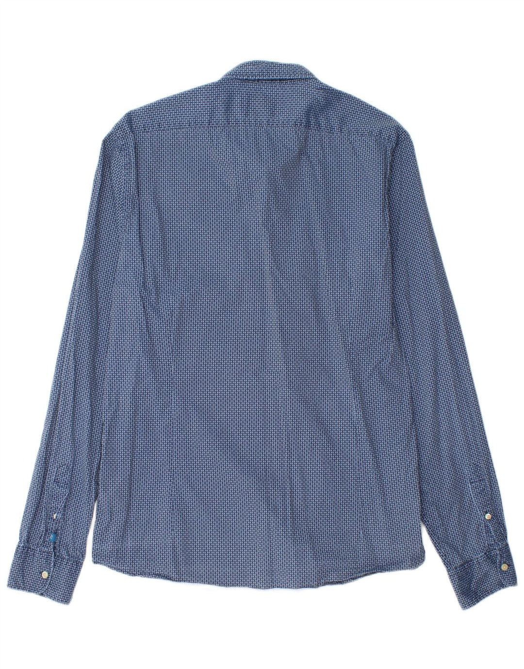 Cămașă subțire pentru bărbați Scotch & Soda, mare, albastru, geometric din bumbac