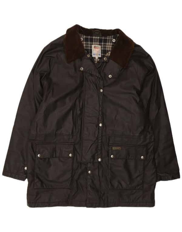 Jachetă Roy Rogers pentru bărbați din bumbac cerat UK 42 XL bumbac maro