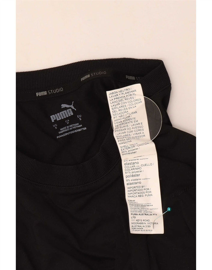 Tricou pentru bărbați Puma Top mic poliester negru
