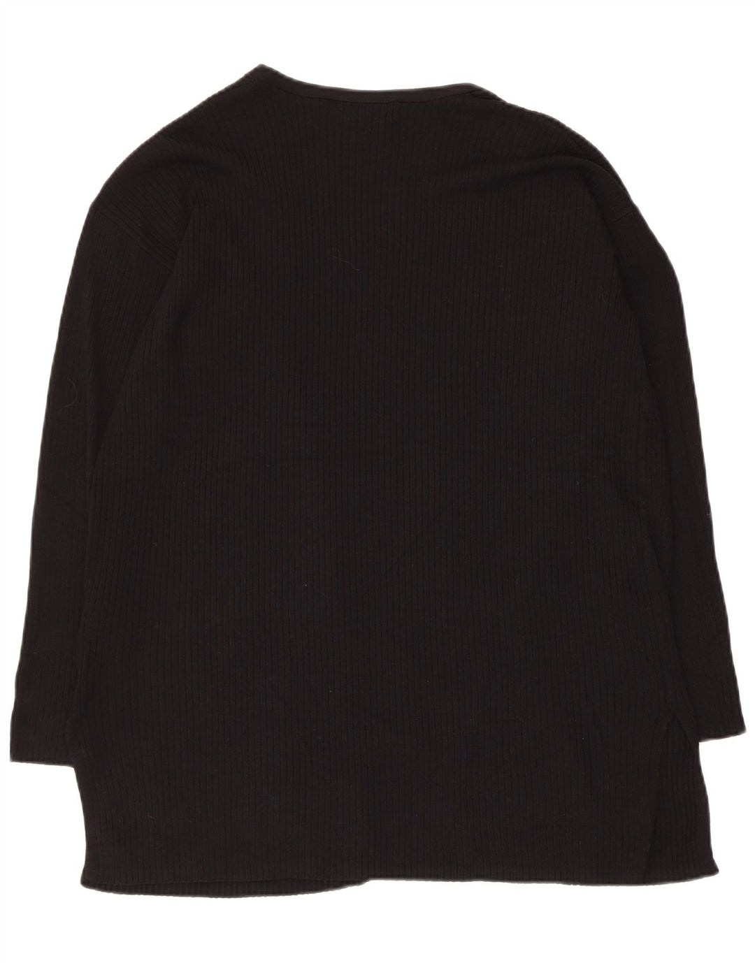 Pulover cardigan deschis pentru femei Marks & Spencer UK 14 Medium Black Viscose