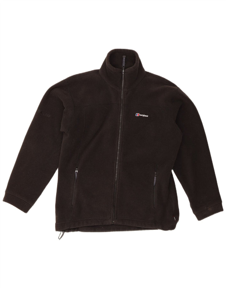 Jachetă din lână pentru femei Berghaus UK 12 Poliester negru mediu