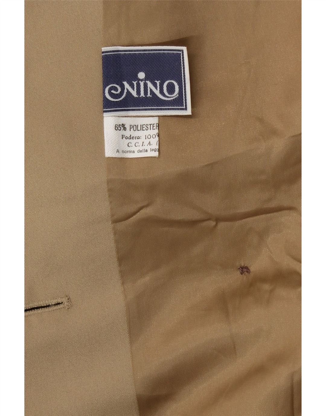 Trench pentru bărbați NINO UK 38 Poliester mediu bej