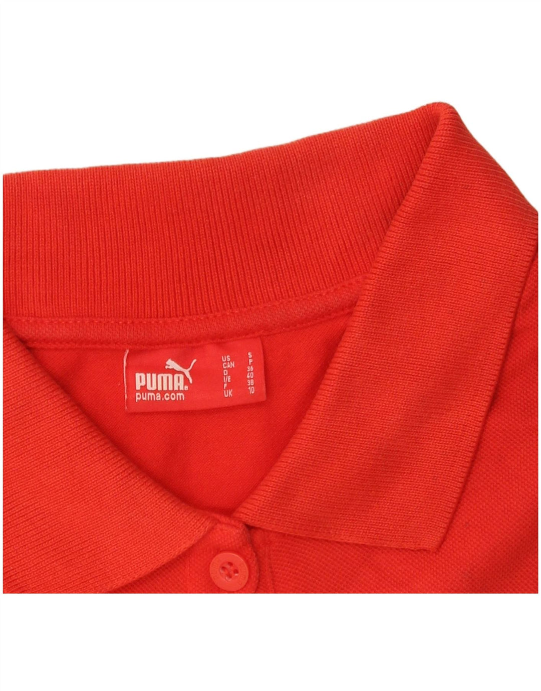 Tricou polo PUMA pentru femei UK 10 Small Red