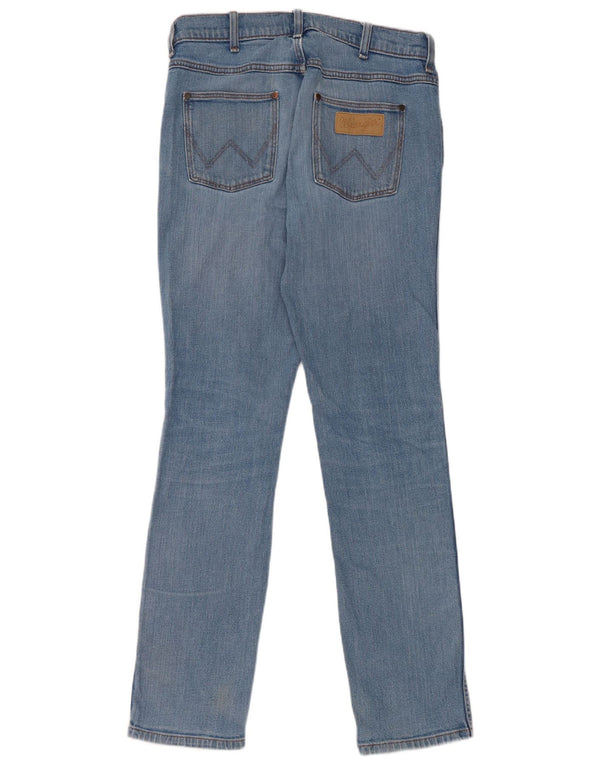 Blugi drepte pentru bărbați Wrangler Greensboro W13 L32 Bumbac albastru