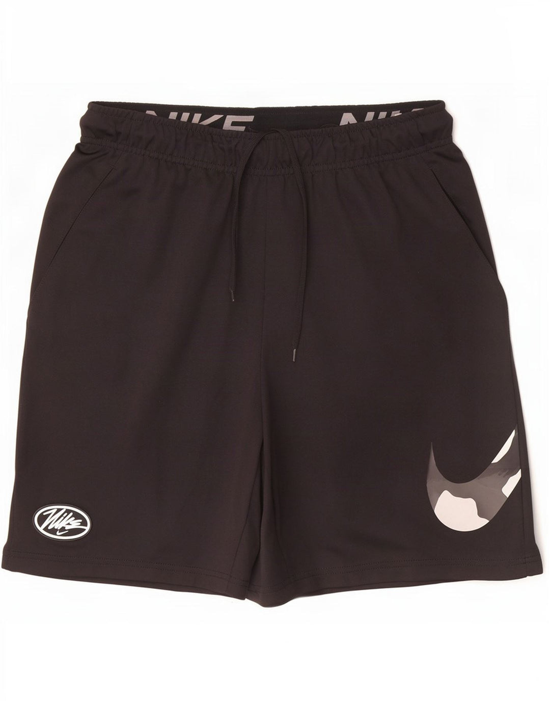 Pantaloni scurți sport Nike Dri Fit Graphic pentru bărbați, mici, negru
