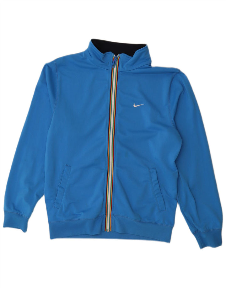 Jachetă de trening cu grafică Nike pentru băieți 13-14 ani XL poliester albastru