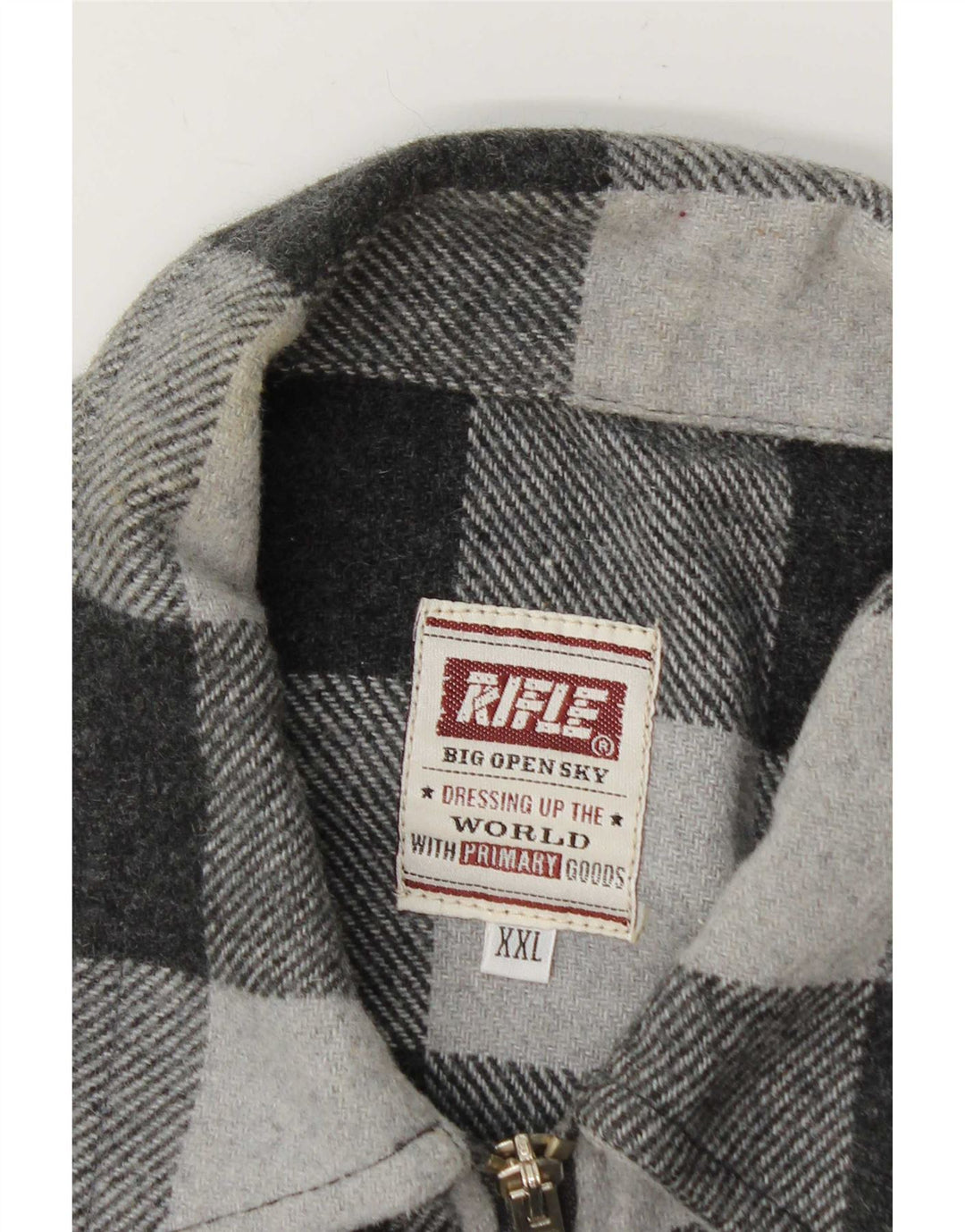 Cămașă de flanel pentru bărbați Rifle Lumberjack, 2XL, gri Gingham