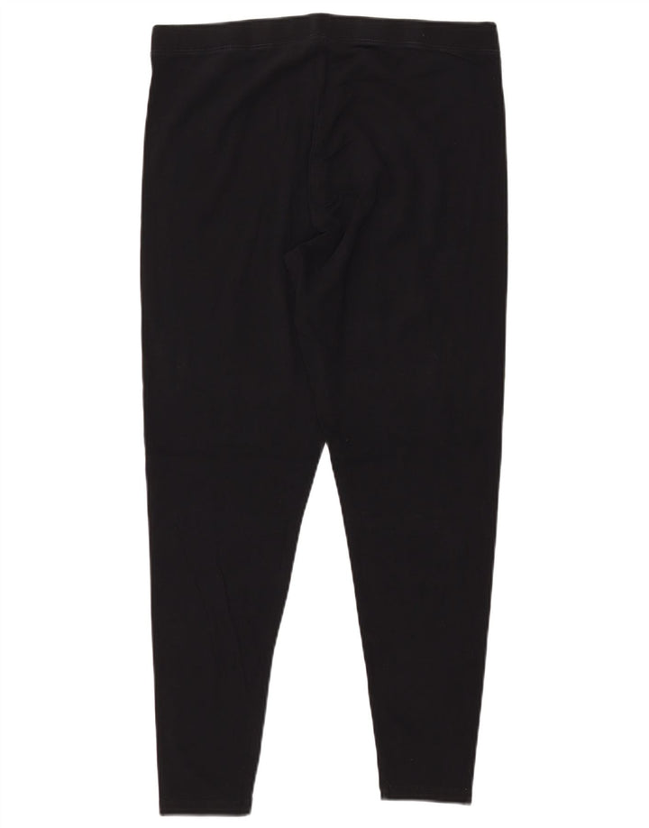 MARKS & SPENCER Leggings pentru femei UK 16, mare, negru, bumbac