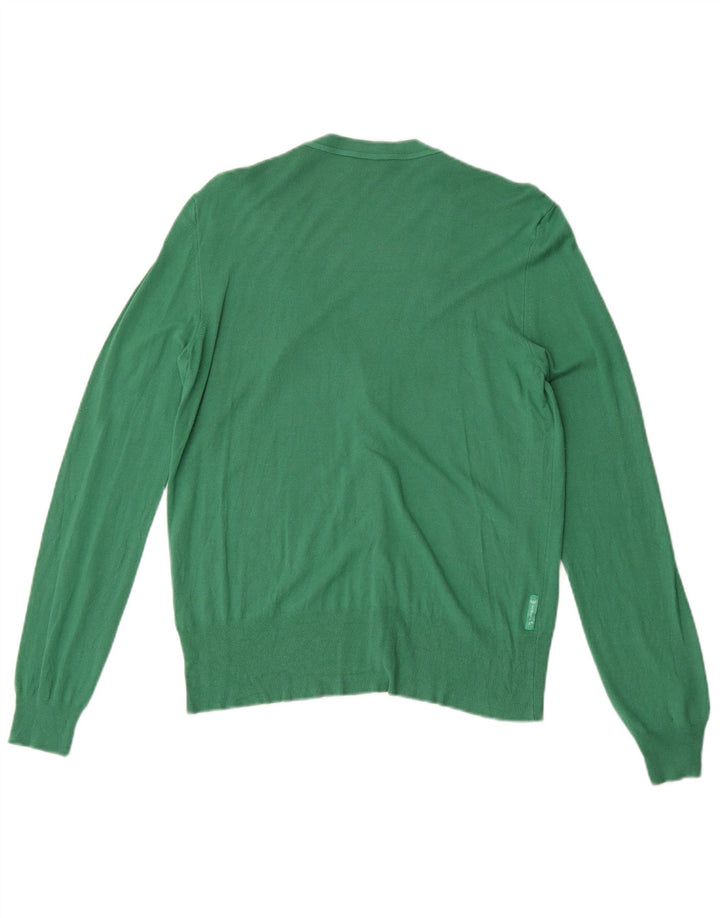 Pulover cardigan pentru femei Armani Jeans UK 12 verde mediu