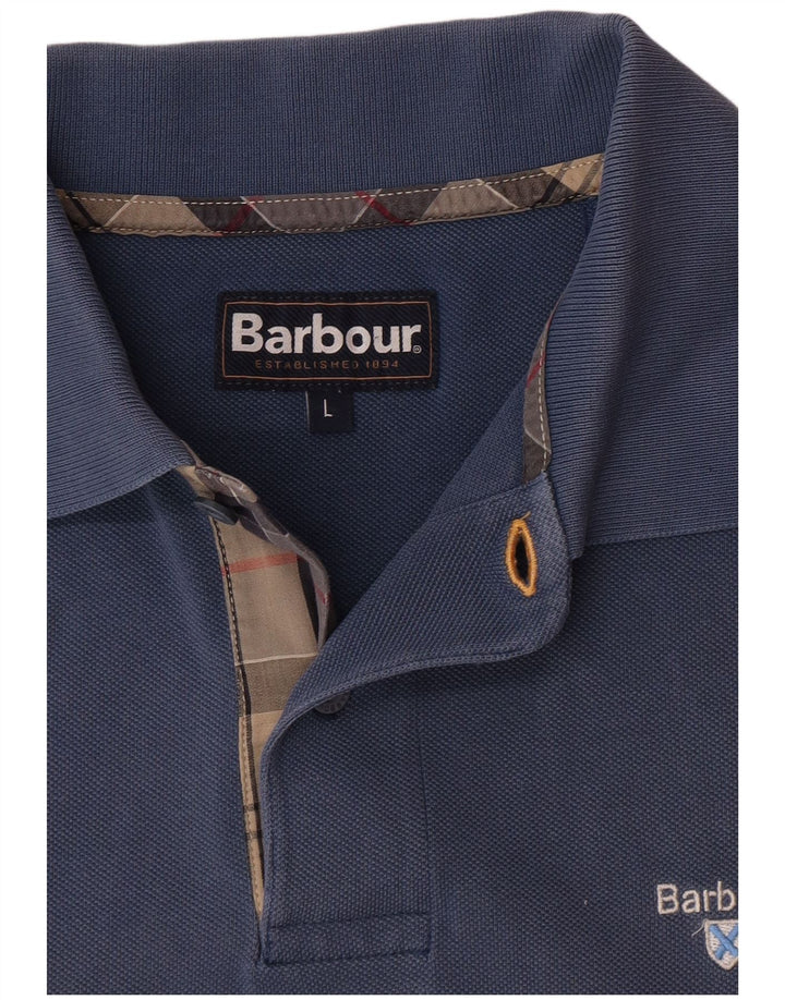 Tricou polo Barbour pentru bărbați, mare, albastru