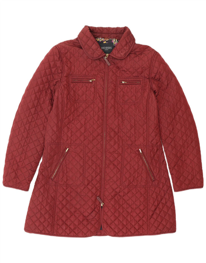 Jachetă matlasată Hobbs pentru femei UK 14 Medium Maroon Poliamidă