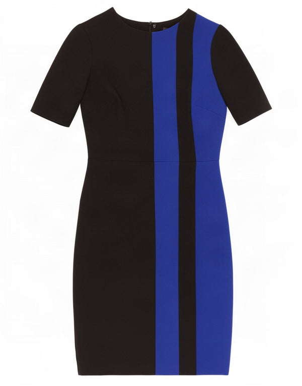 Rochie teacă pentru femei Marks & Spencer UK 8, negru, poliester color bloc