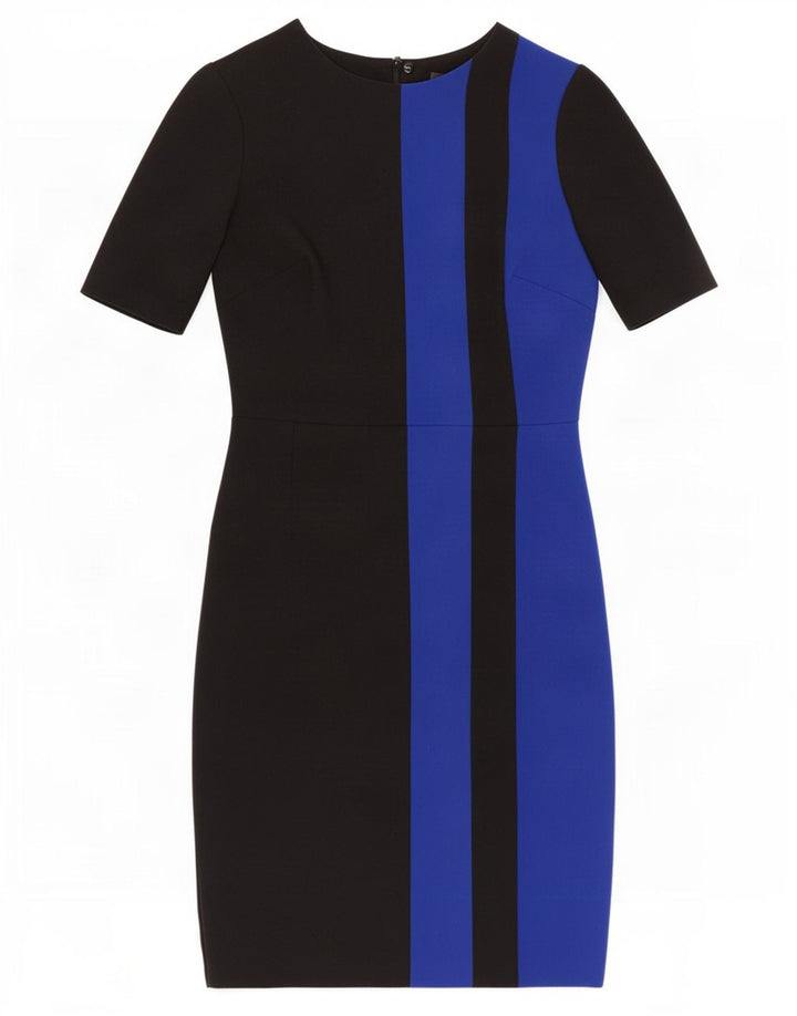 Rochie teacă pentru femei Marks & Spencer UK 8, negru, poliester color bloc