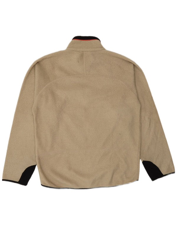 Jachetă fleece pentru bărbați Fila UK 40, mare, bej, poliester