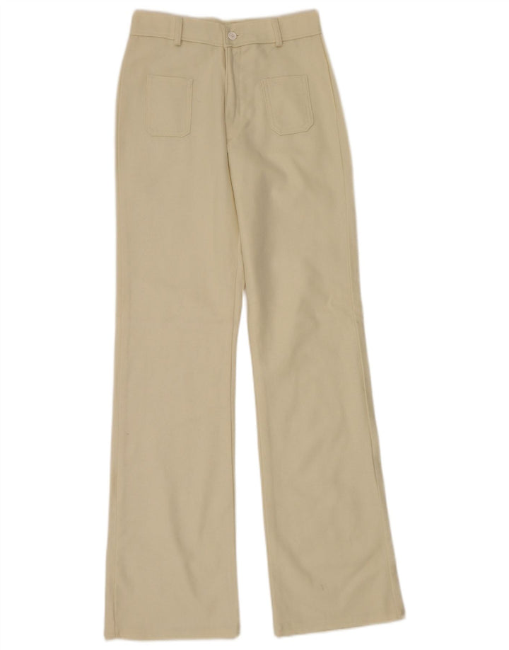 Pantaloni Vintage pentru Damă Bootcut Casual EU 40 Medium W30 L33 Bej