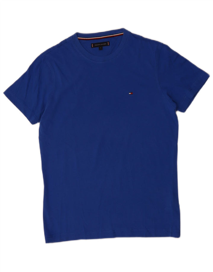 TOMMY HILFIGER Tricou Bărbați Top Mic Albastru Bumbac