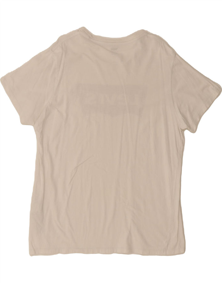 LEVI'S Mens Graphic T-Shirt Top XL White Cotton Vintage Levi's and Second-Hand Levi's from Messina Hembry 