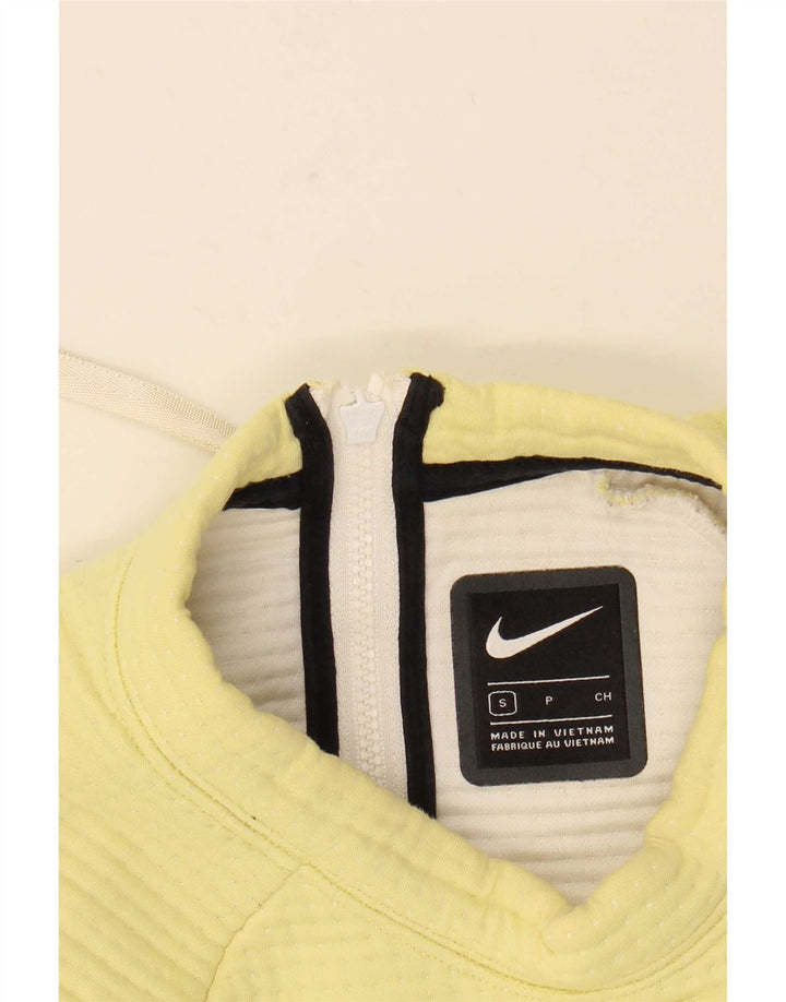 Pulover Nike Crop pentru femei UK 10 Mic Galben