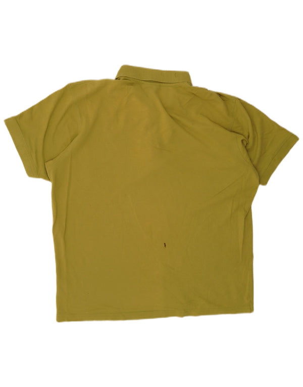 Jack Wolfskin Mens Polo Shirt UK 40/42 Large Green Cotton