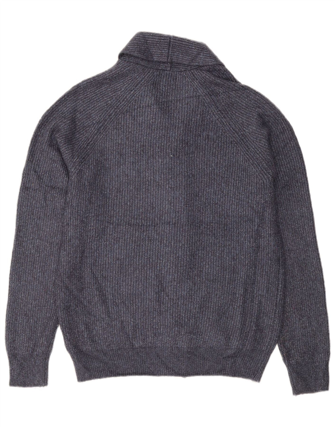 Pulover cardigan pentru bărbați Marks & Spencer, poliamidă, albastru bleumarin mediu