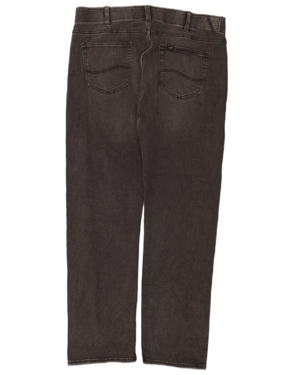 Blugi drepte pentru bărbați Lee Slim Fit W36 L32 bumbac gri