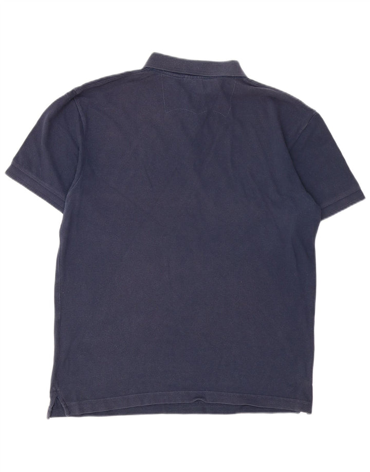 LEVI'S Mens Polo Shirt Large Navy Blue Cotton