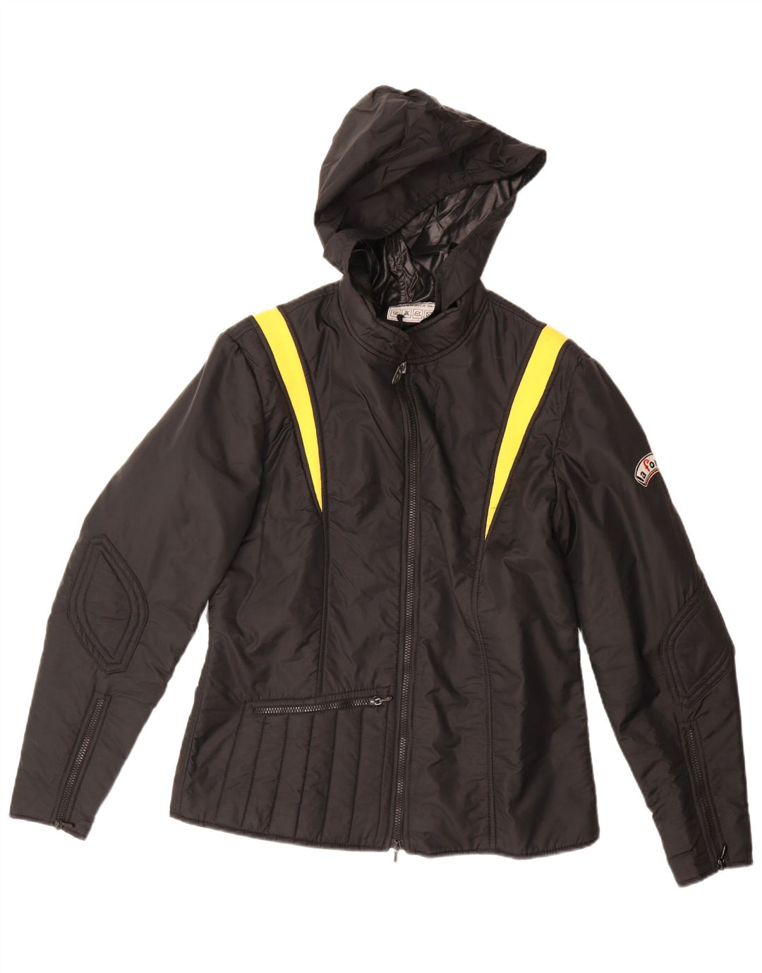 Jachetă Racer pentru bărbați La Font UK 38 Medium Black Colorblock Poliamidă