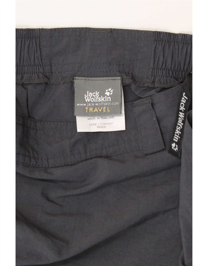 Pantaloni pantaloni Jack Wolfskin pentru femei UK 12/ 14 Medium Gri Poliamidă
