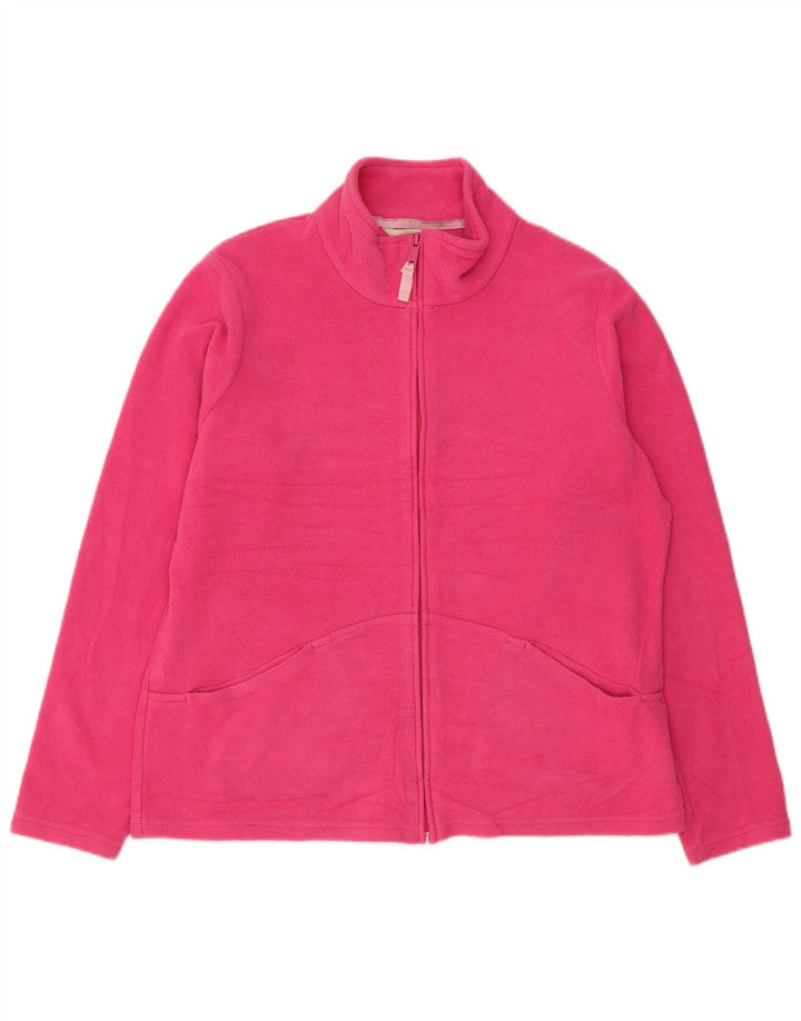 Jachetă fleece pentru femei Marks & Spencer UK 18 XL roz poliester