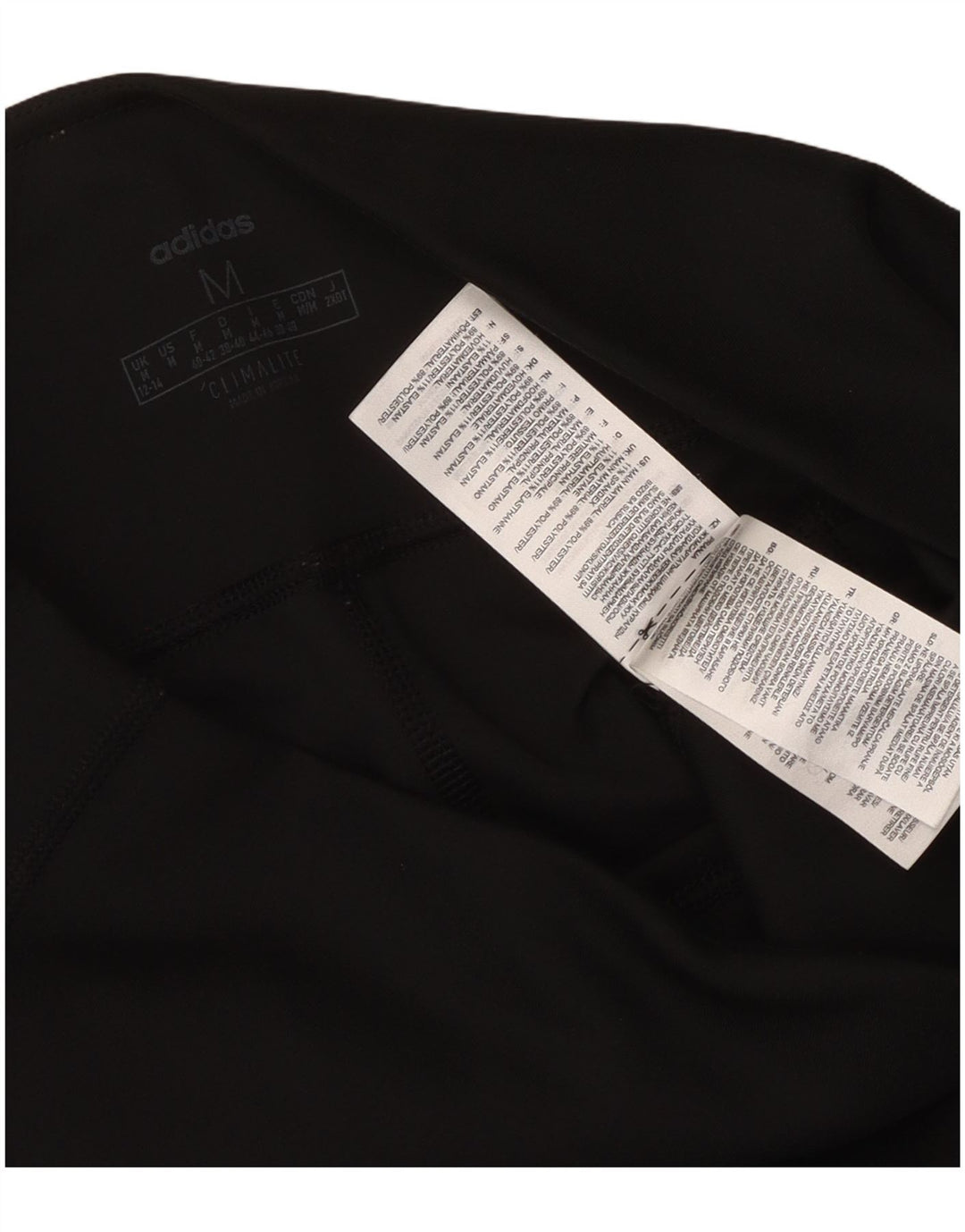 Leggings Climalite Adidas pentru femei UK 12/14 Poliester mediu negru