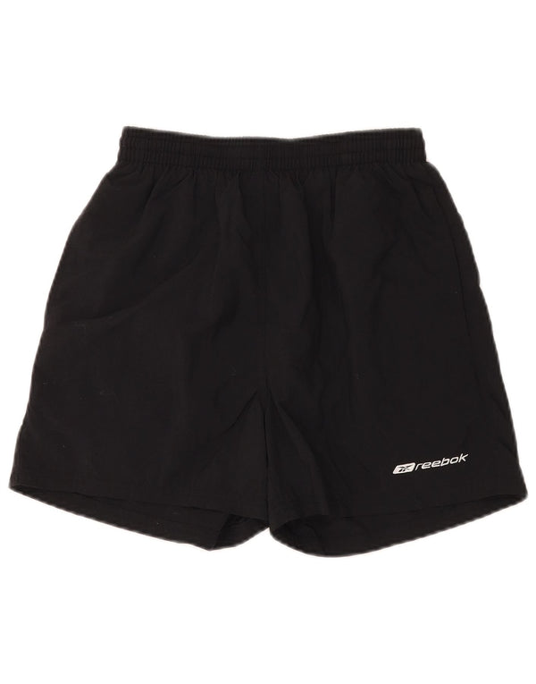 Pantaloni scurți sport grafic REEBOK XS, nailon, negru