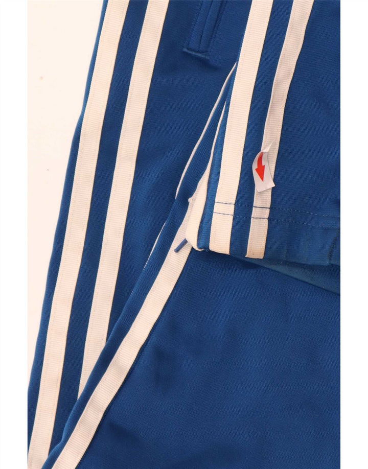 Pantaloni de trening Adidas pentru femei UK 14, mare, albastru, poliester