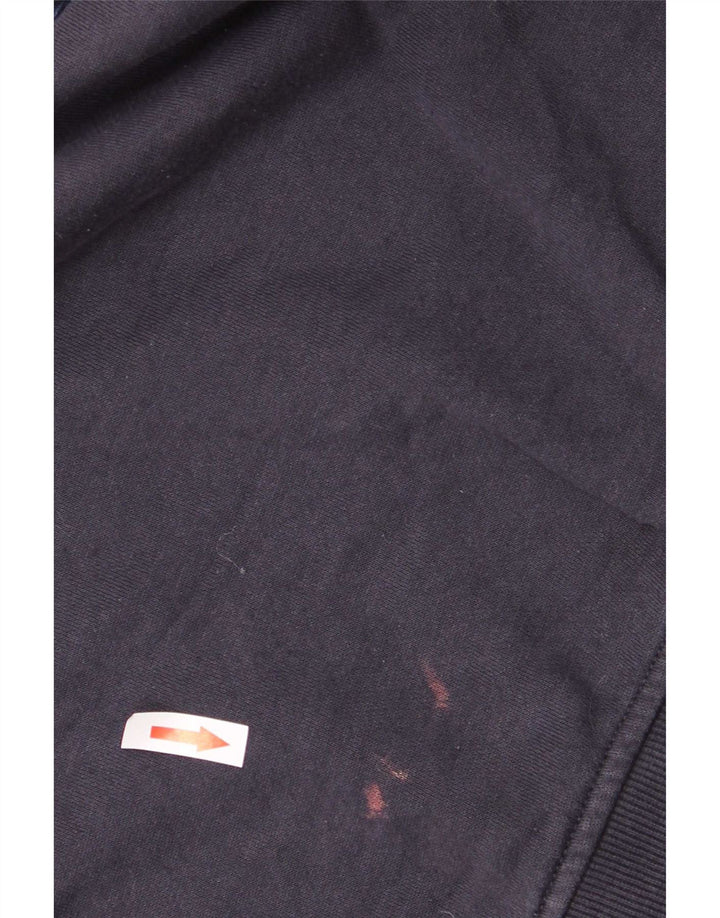 Hanorac Calvin Klein Jeans pentru bărbați Pulover mediu din bumbac bleumarin