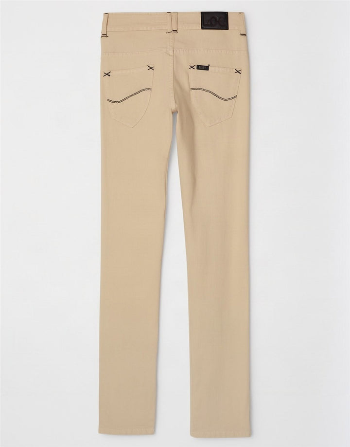 Blugi Lee pentru femei Amy Slim W27 L33 bumbac alb