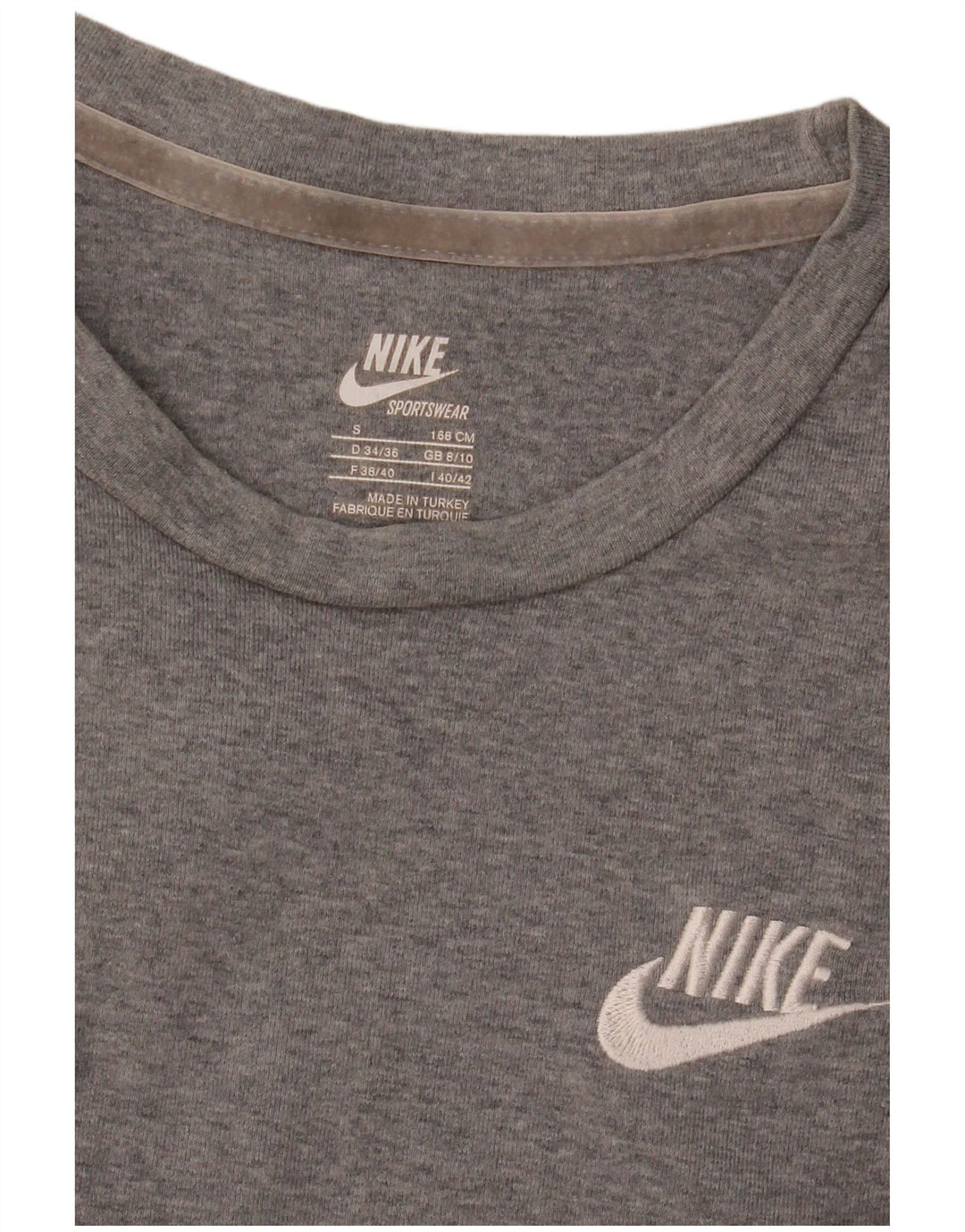 Tricou pentru femei Nike Top UK 8/10 Small Gri