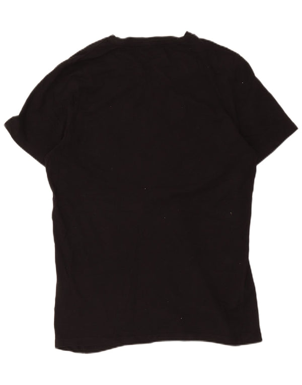 Jack & Jones Tricou grafic New York pentru bărbați Top mediu din bumbac negru