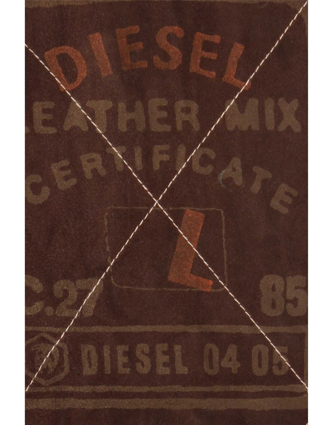 Jachetă reversibilă pentru bărbați Diesel UK 40, mare, maro, piele carouri