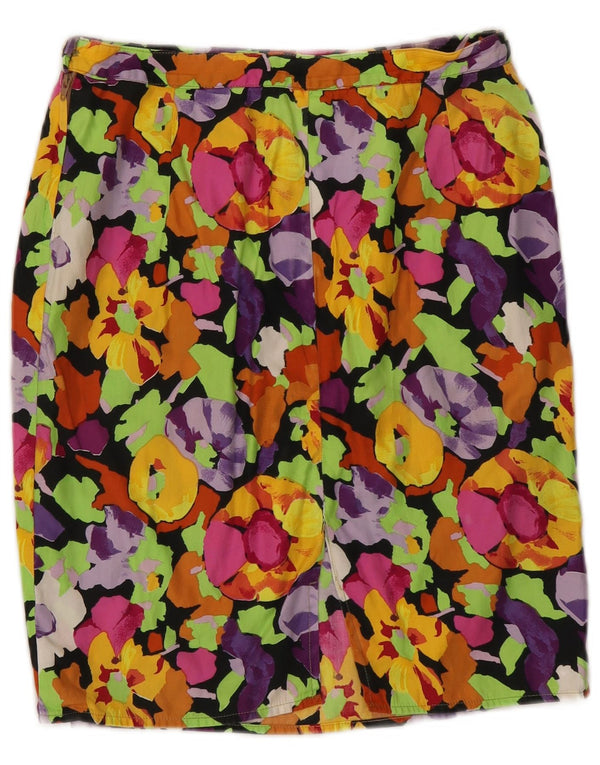 Fusta Dreaptă Vintage Femei W26 Mic Multicolor Floral