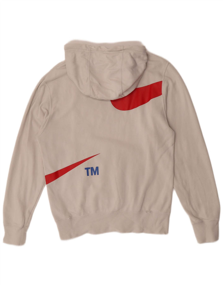 Pulover Nike Grafic pentru bărbați, bumbac mic, alb