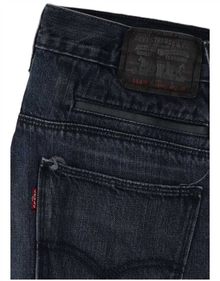 LEVI'S Blugi drepti fete 514 15-16 ani W28 L28 albastru bumbac
