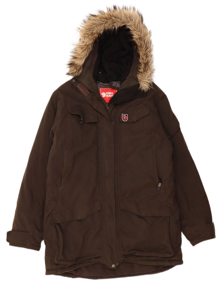 FJALL RAVEN Jachetă Parka cu glugă pentru femei UK 16 Large Khaki
