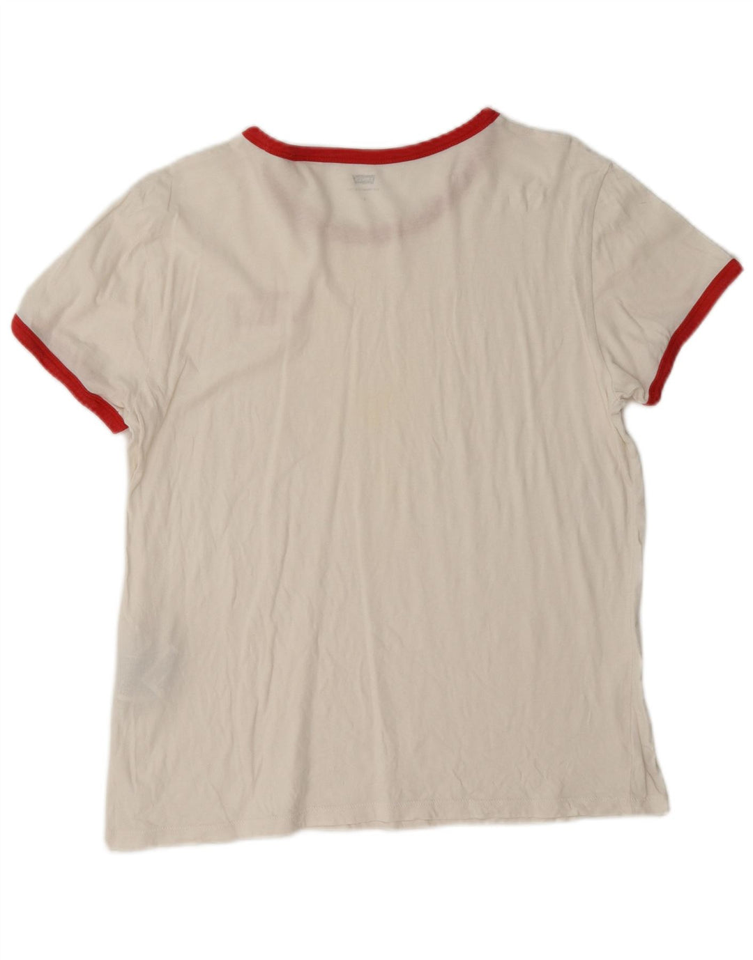 Tricou pentru femei Levi's Top UK 16 Large White Bumbac