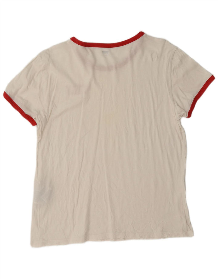 Tricou pentru femei Levi's Top UK 16 Large White Bumbac