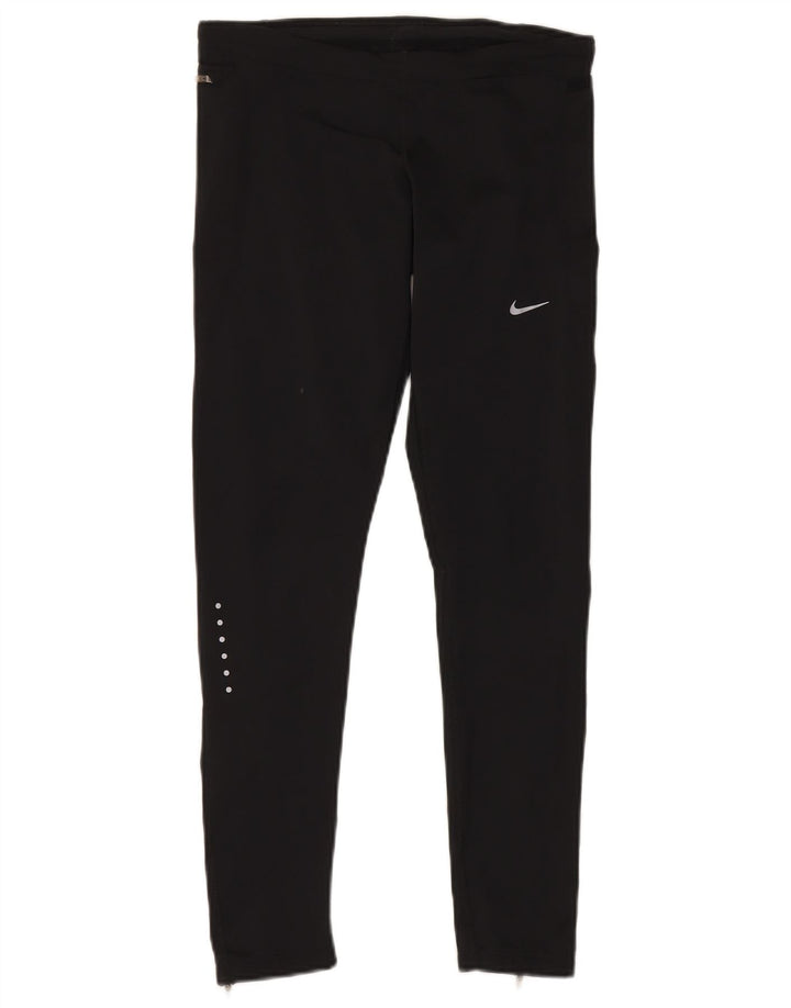 Leggings pentru femei Nike UK 14 Medium Black Poliester Sports