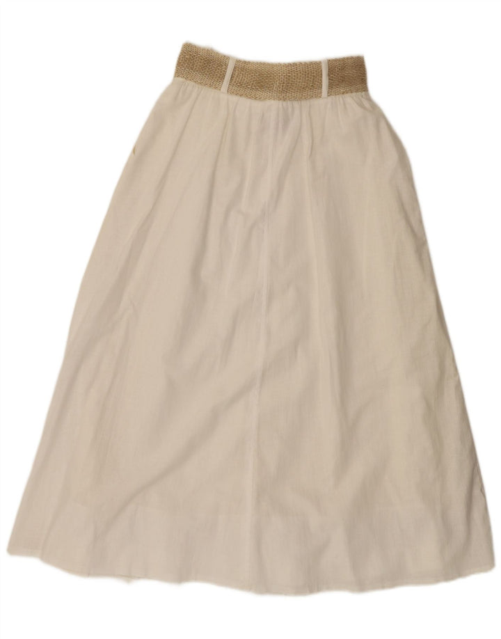 Fusta evazată pentru femei Gerry Weber EU 36 Small W26 Bumbac alb