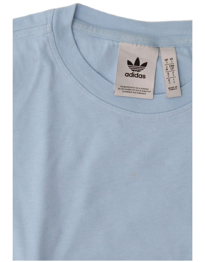 Tricou grafic pentru bărbați Adidas Top mic albastru