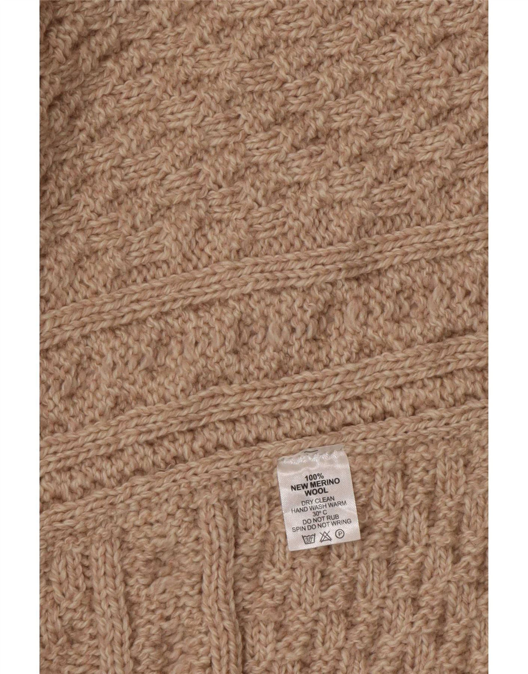 Jumper Poncho Aran pentru femei Mărime Unică Bej